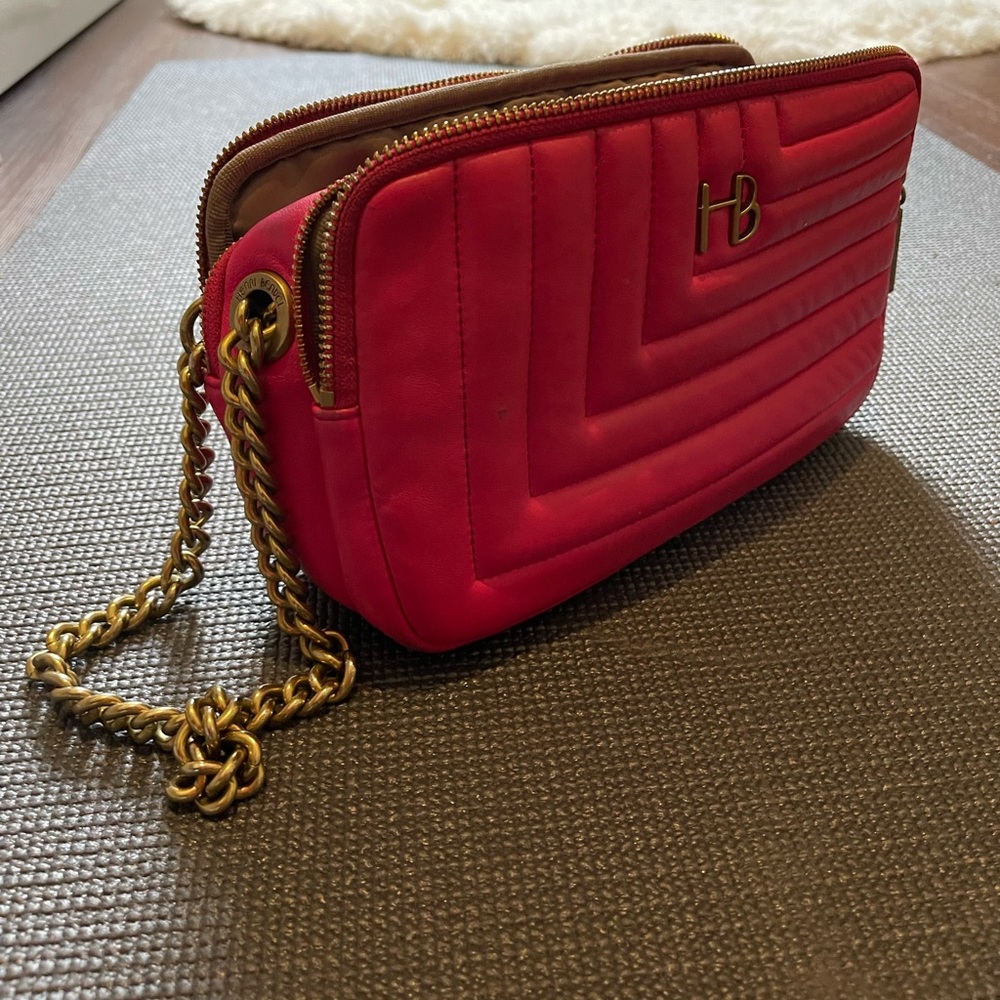 Henri Bendel Hot Pink Gold 712 Camera Bag